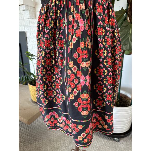 Modcloth Embroidered Women Sleeveless Dress Knee Length Boho Resort XL - Picture 2 of 14